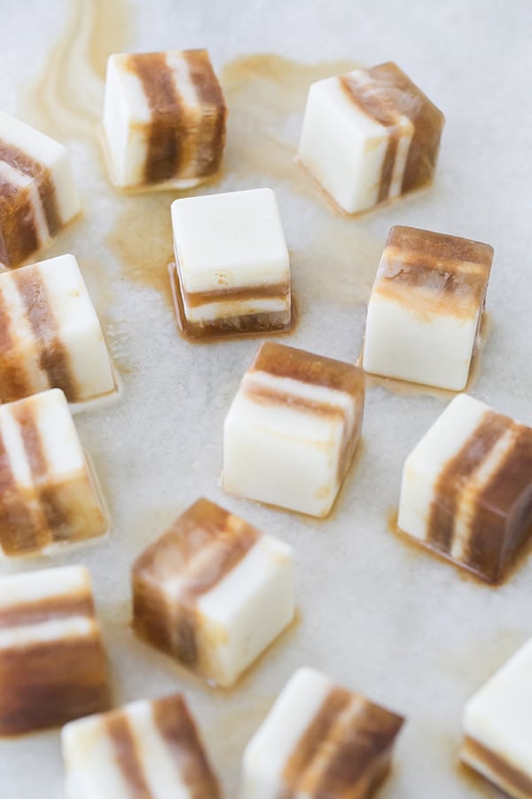 Pumpkin Spice Hazelnut Coffee Cubes - Sugar and Charm