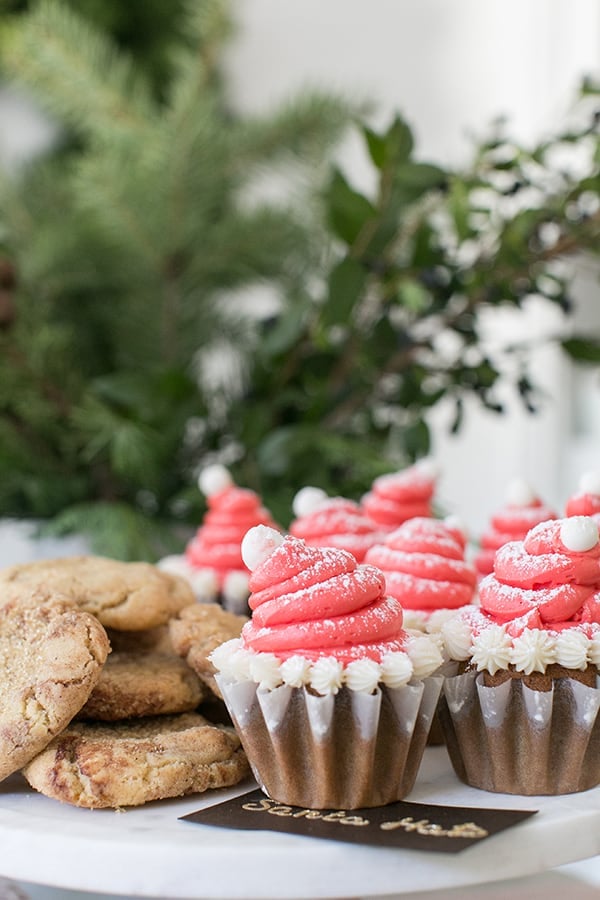 cookies and cupcakes on a table