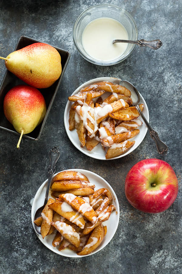 Sautéed Apples and Pears with Coconut Butter