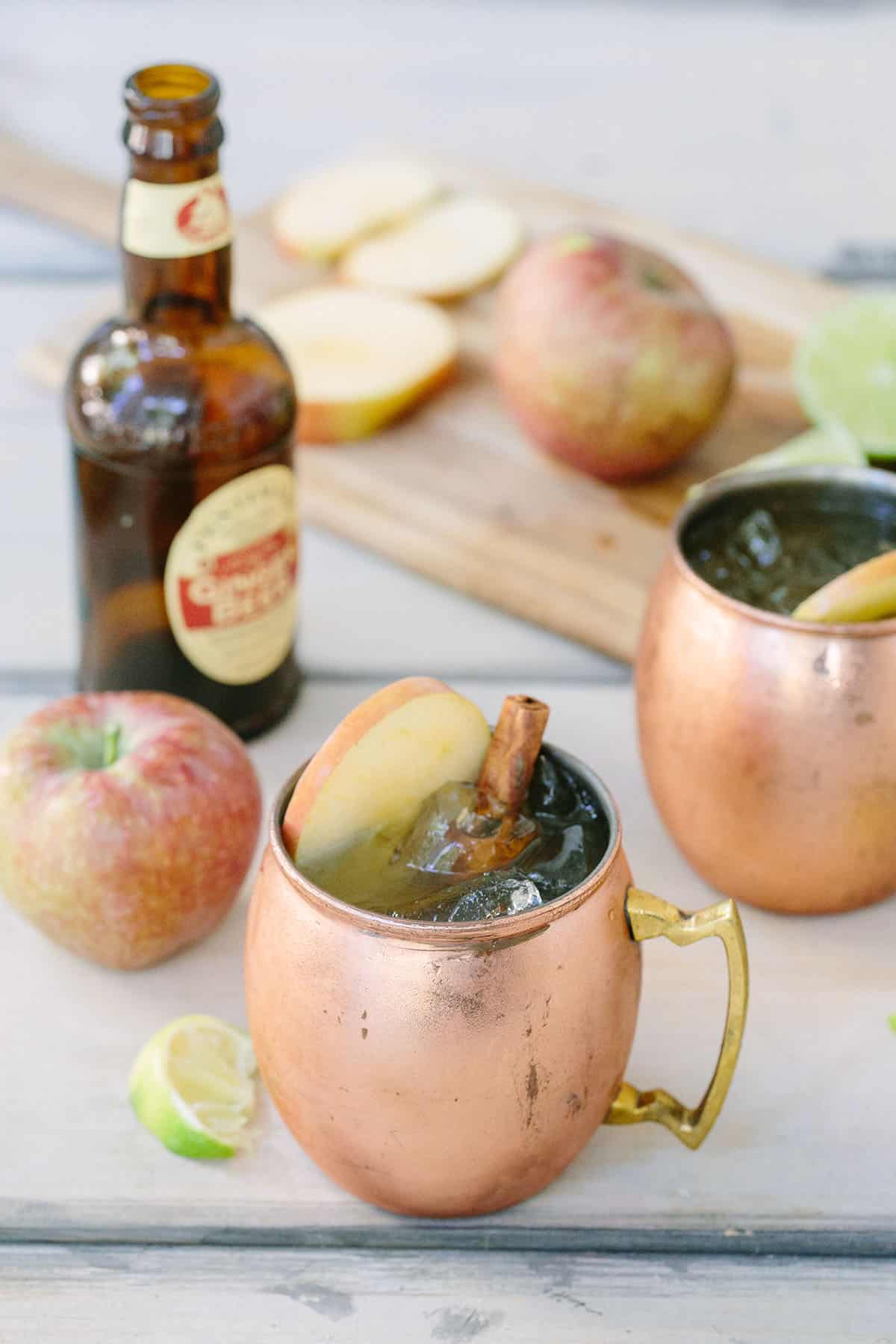 apple cider Moscow mule