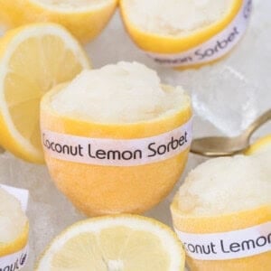 lemon sorbet