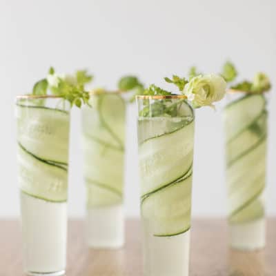 Cucumber + Kiwi Gimlet Recipe