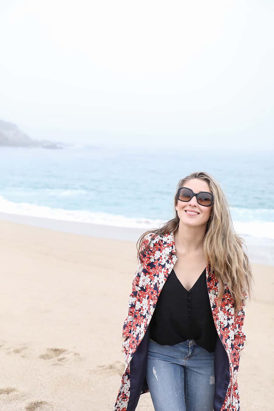 Eden Passante on the beach in Carmel by the Sea 