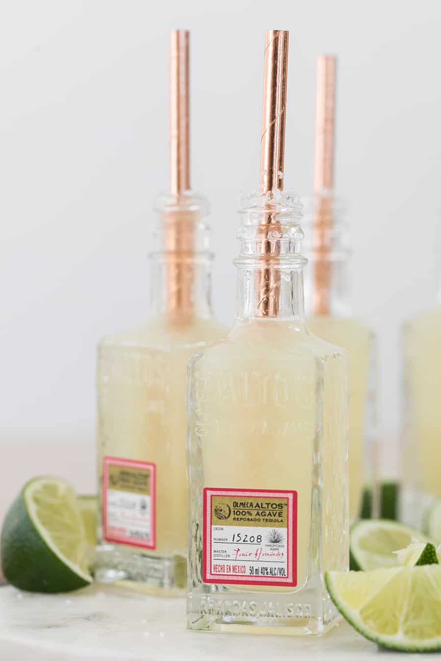 Mini Margarita Bottles How To Prepare and Serve Drinks Sugar and Charm