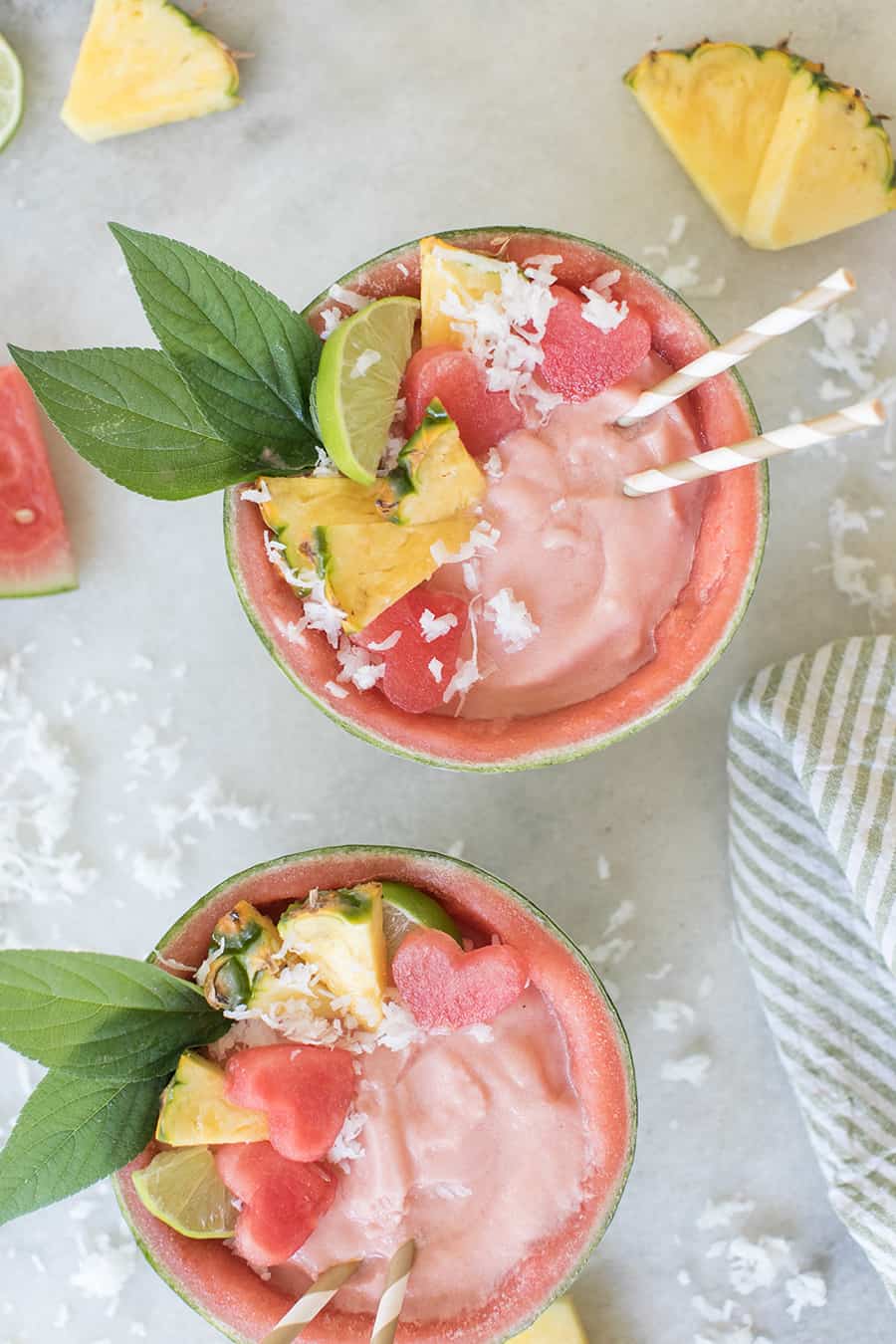 watermelon  Piña Colada recipe 