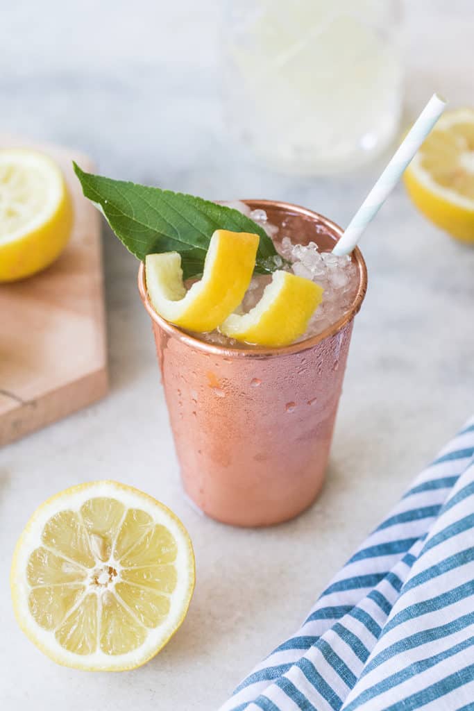Lemon and Sage Moscow Mules Recipe