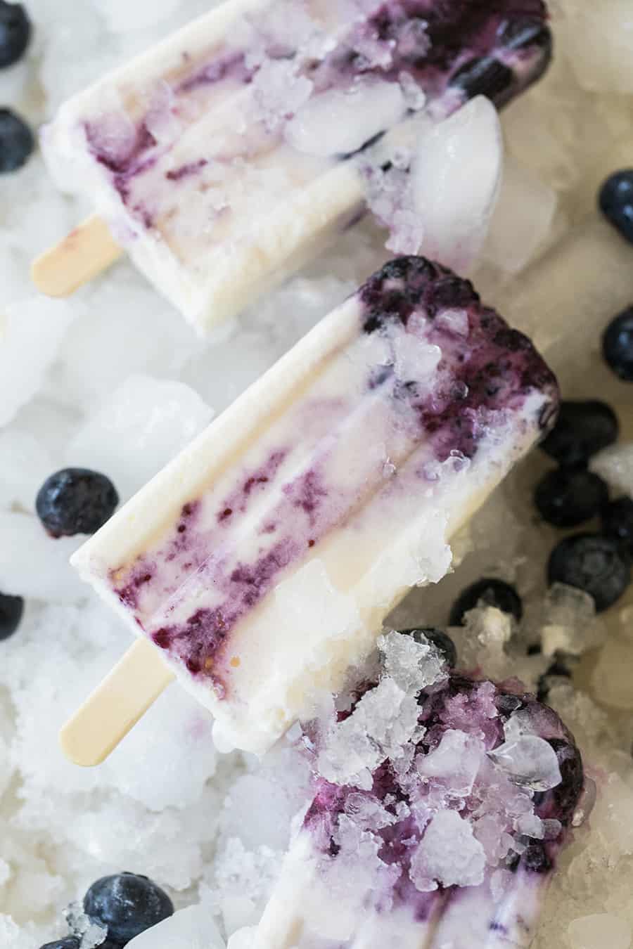 blueberry popsicles