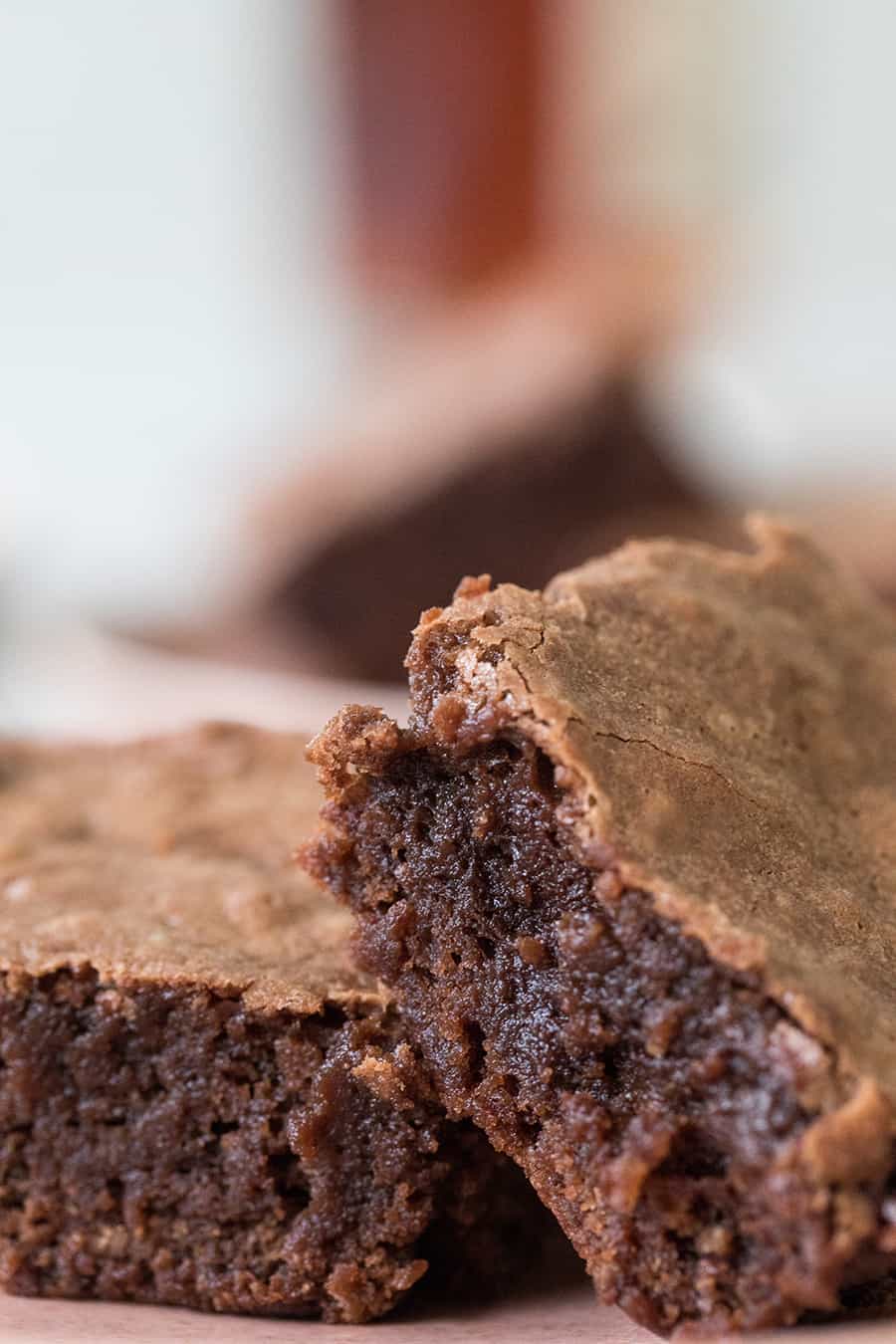 Gooey, chocolate brownies with bourbon. - bourbon brownies