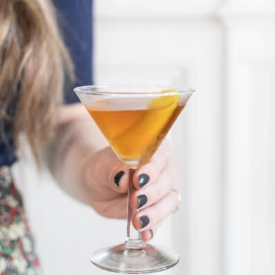 Made in France cocktail using Bénédictine served in a martini glass