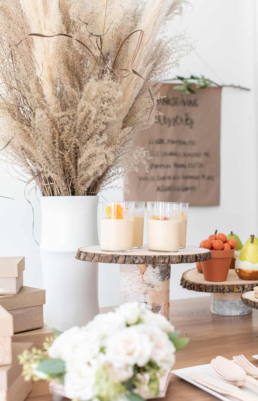 shot of numerous cake stands 