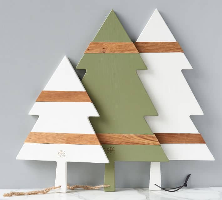 Christmas tree cutting boards