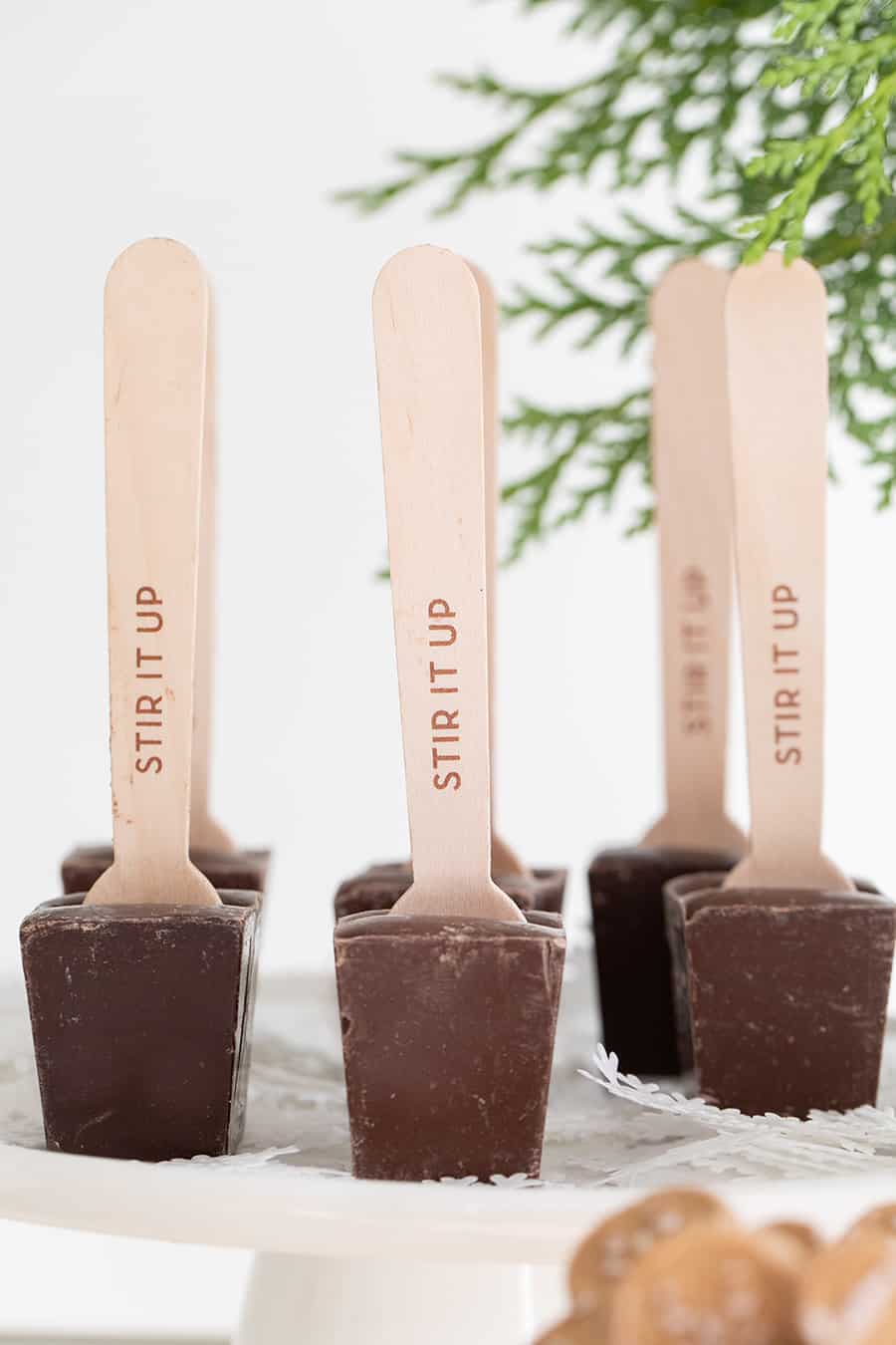 Stir it up hot chocolate sticks. 