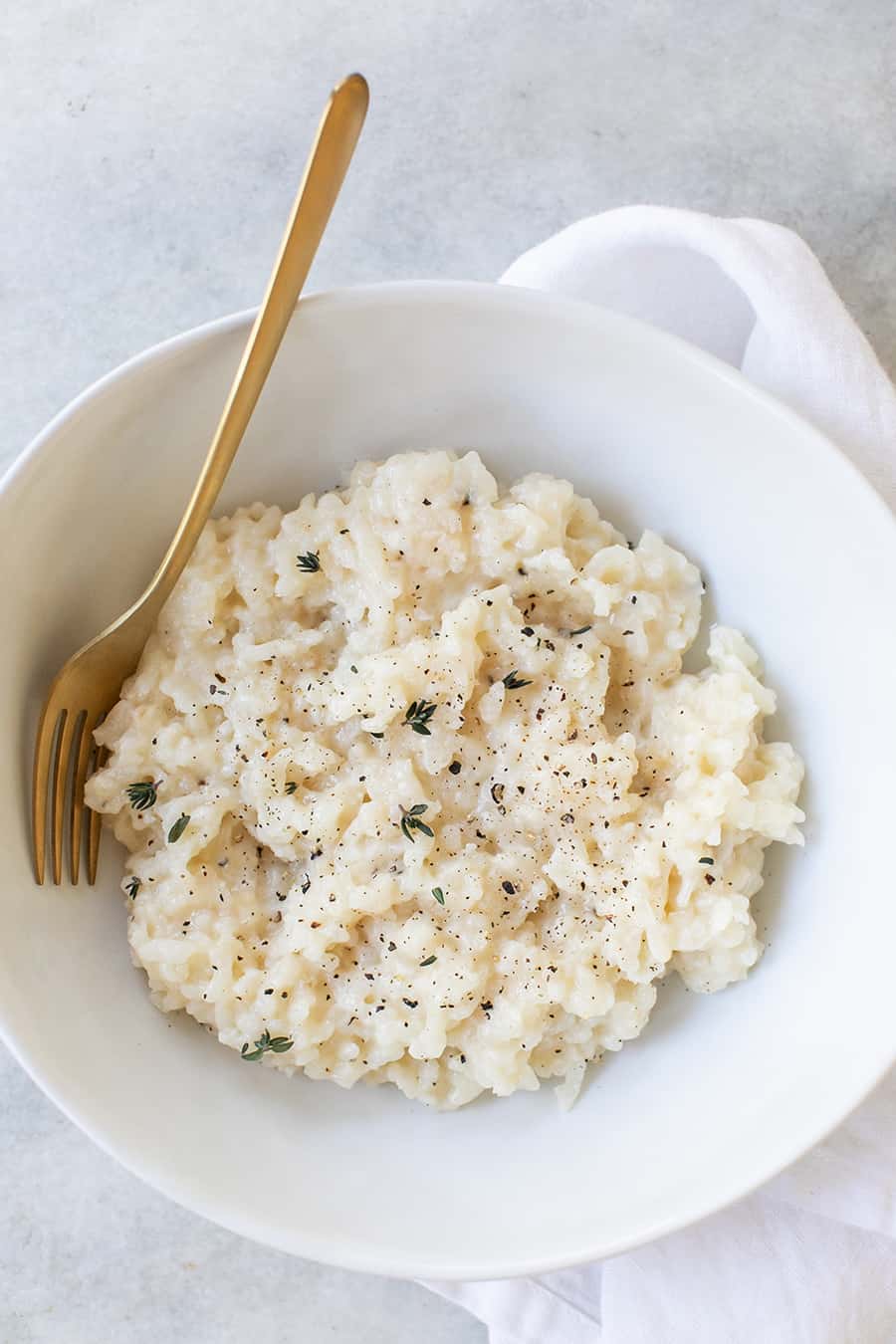 Easy Risotto With Parmesan - Sugar and Charm