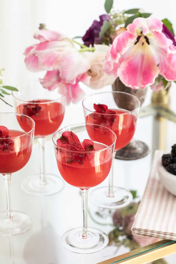 Pretty Pink Cocktails - Sugar and Charm
