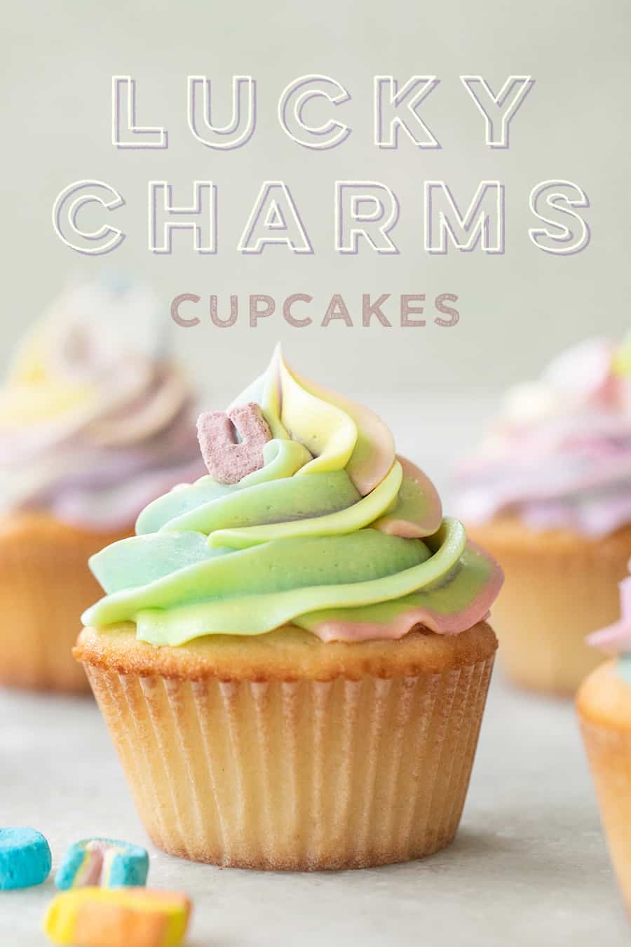Lucky Charms Cupcake
