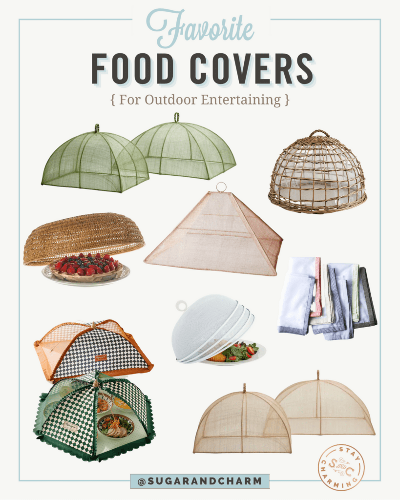 Charming Food Covers for Outdoor Entertaining