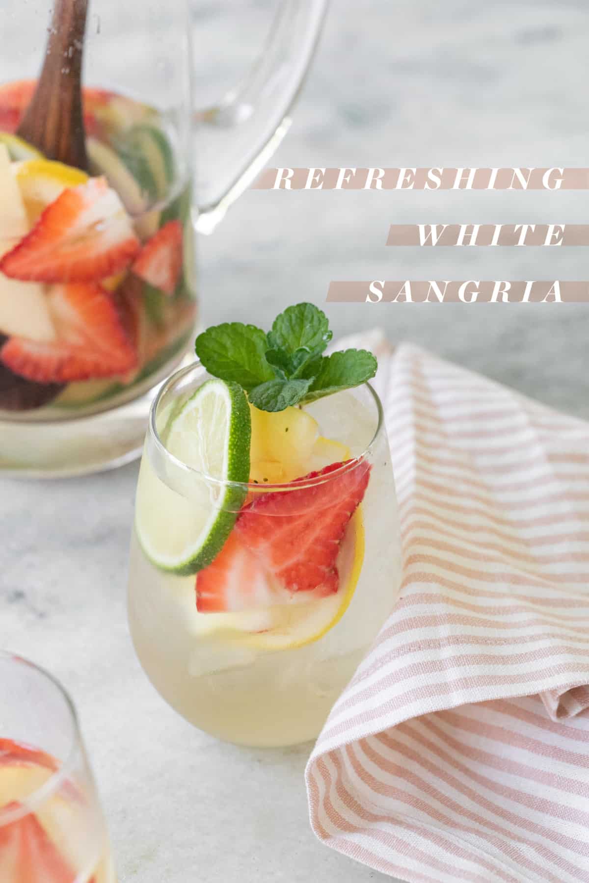 Easy and Traditional White Sangria Recipe Sugar and Charm