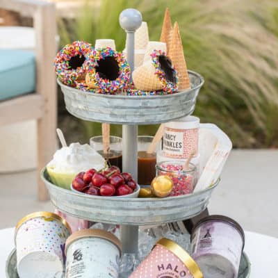 Fun Ways to Use a Tiered Galvanized Tray