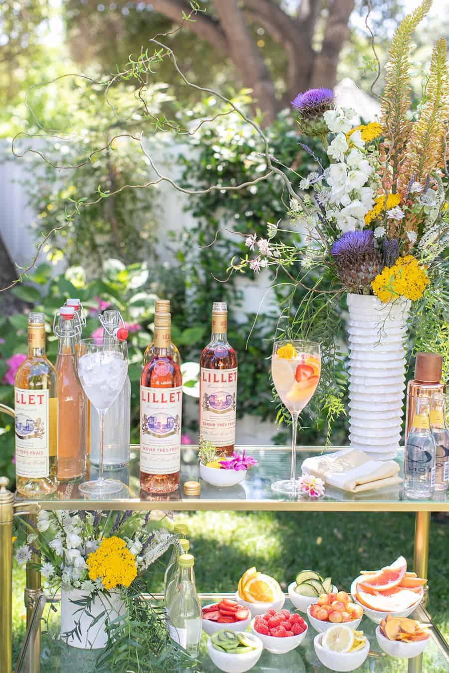 Easy DIY Holiday Drink Station Soda Bar Tablescape