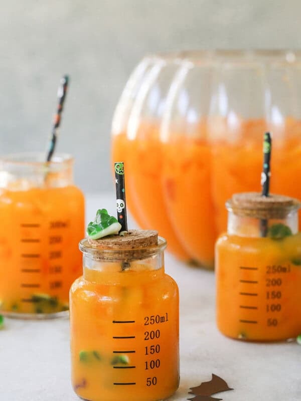 Kids Halloween punch recipe.