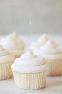 vanilla cupcake recipe made with cake flour