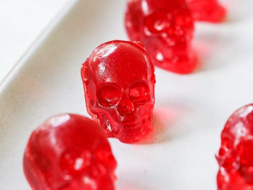 Halloween Skull Skeleton Haunt Ice Cube Jello Shooters Molds Cocktails 