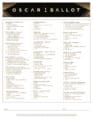 Sugar and Charm Oscar Ballot and Confetti! - Sugar and Charm
