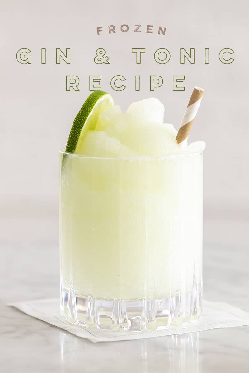 Gin and Tonic Cocktail Recipe