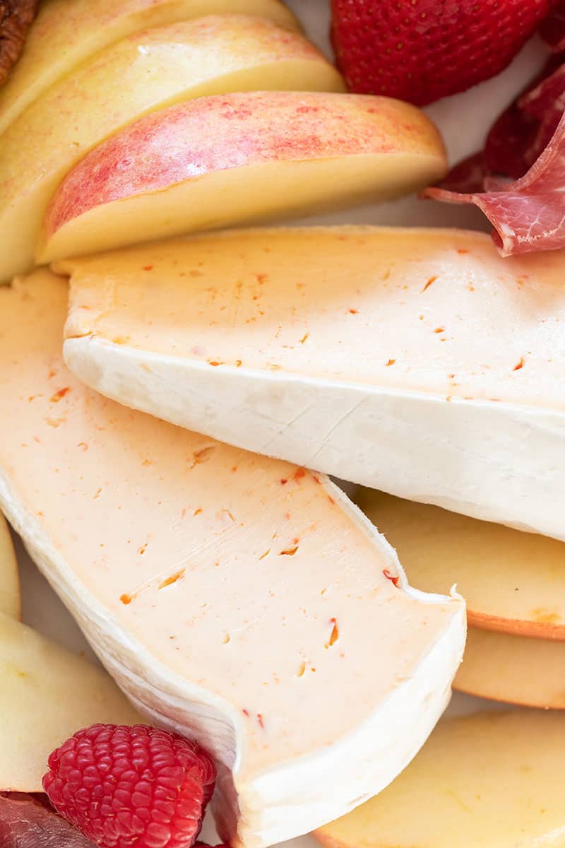 Red pepper brie cheese.