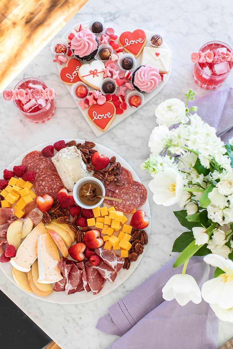 Valentine's Day Charcuterie and Dessert Platter!