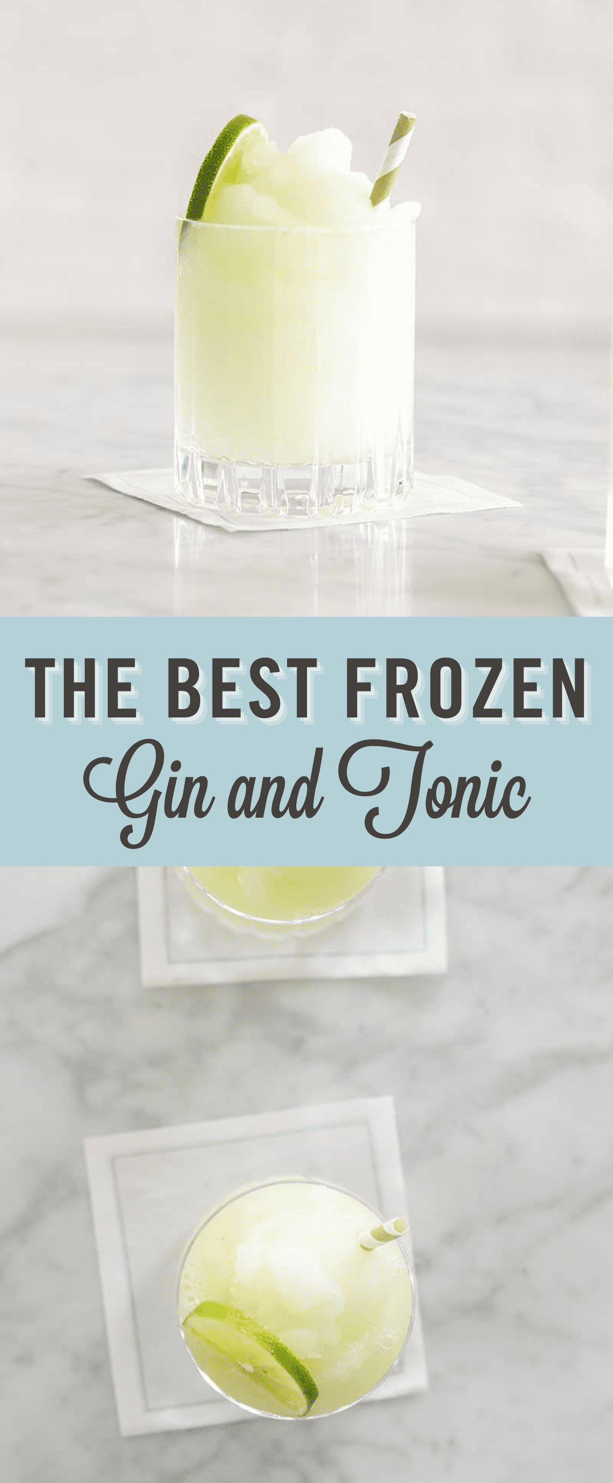 Frozen Gin and Tonic Recipe - Sugar and Charm