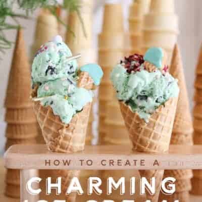 How to Create a Charming Ice Cream Bar