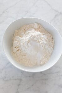 all-purpose flour in a bowl.