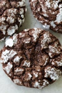 recipe for chocolate crinkle cookies
