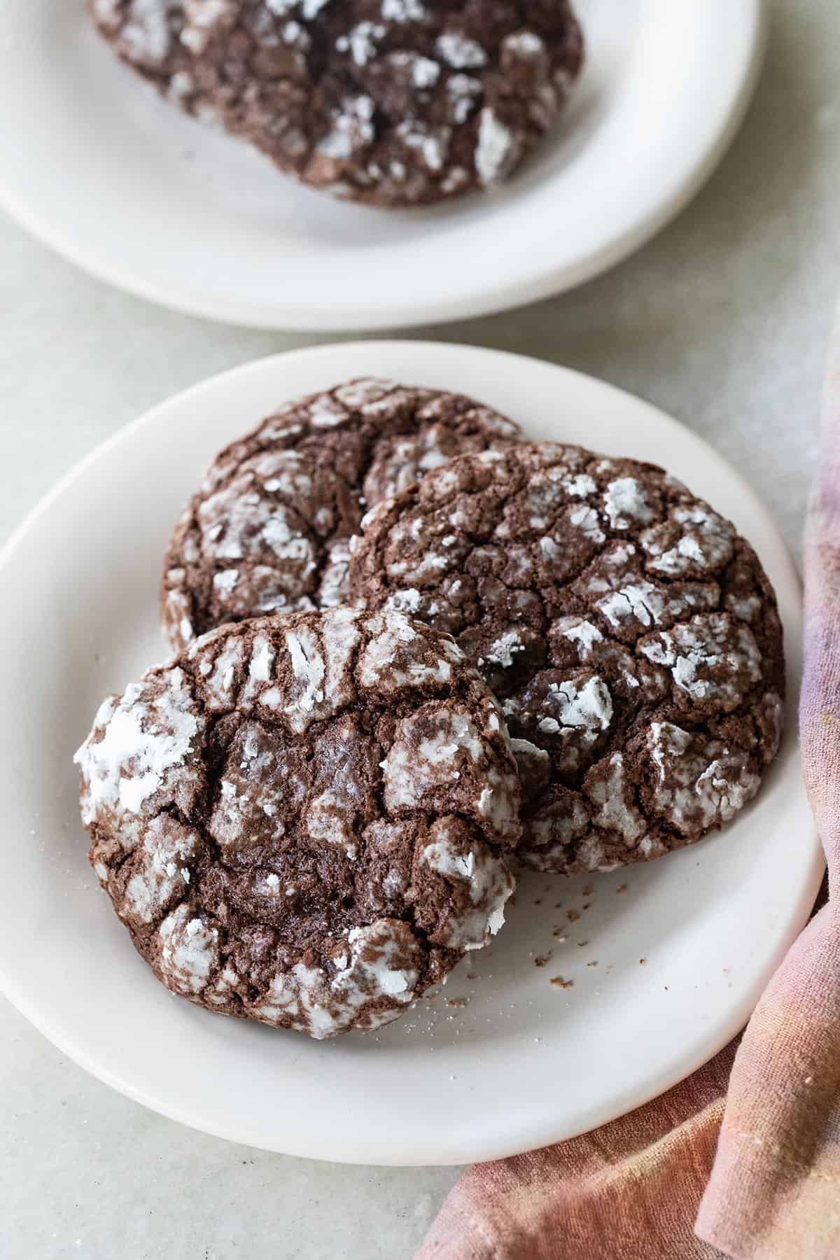 chocolate crinkle cookies