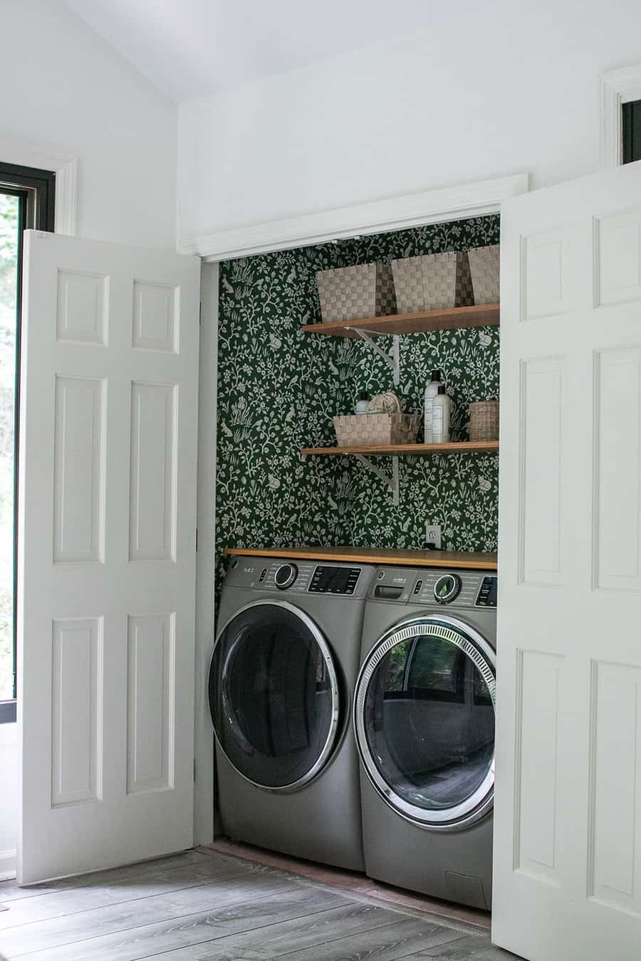 Laundry Room Closet Makeover