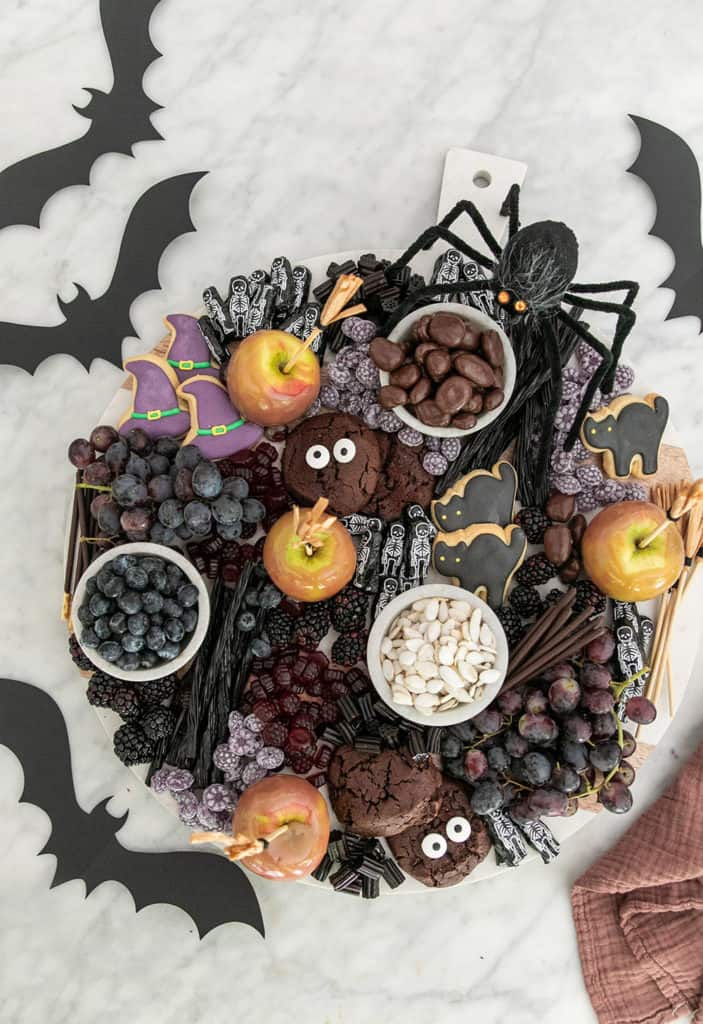 halloween dessert platter