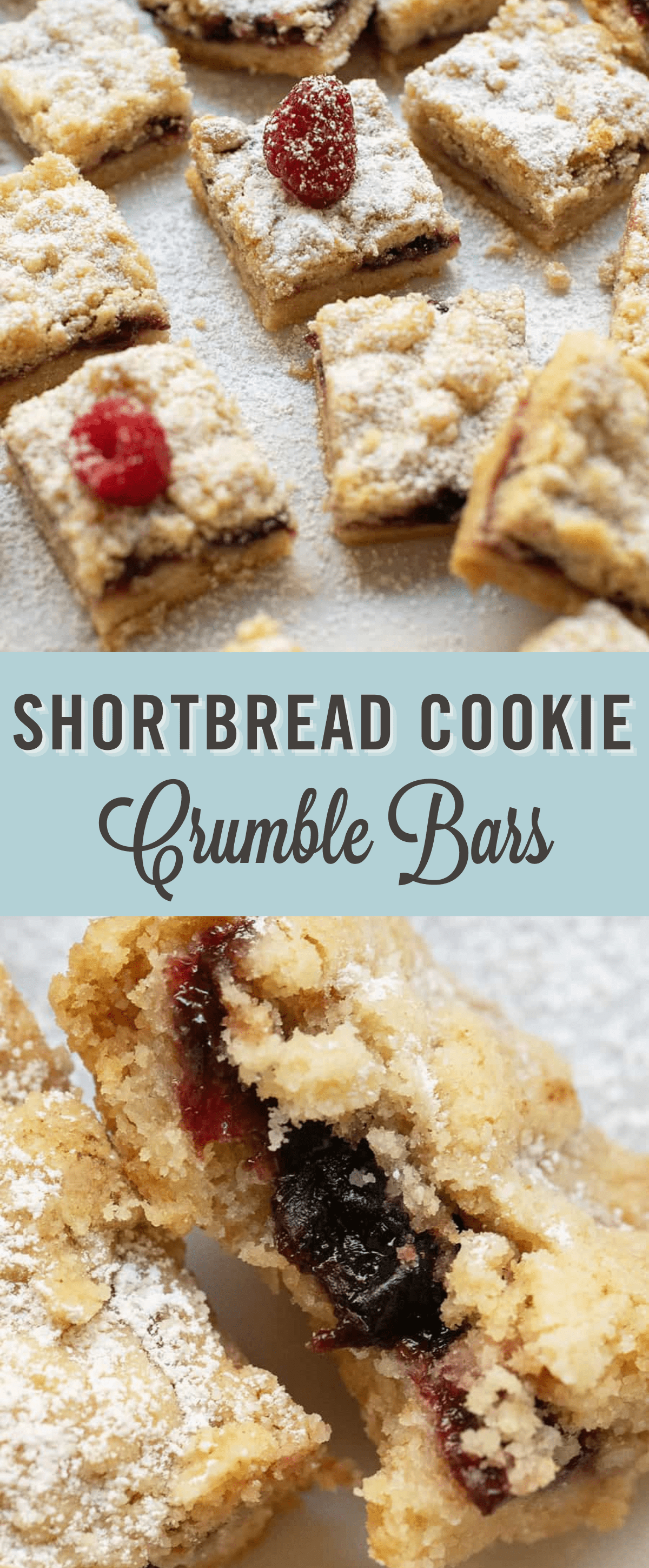 Shortbread Cookie Crumble Bars