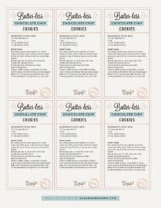 Holiday Cookies in a Jar &amp; Free Printable Gift Tags - Sugar and Charm