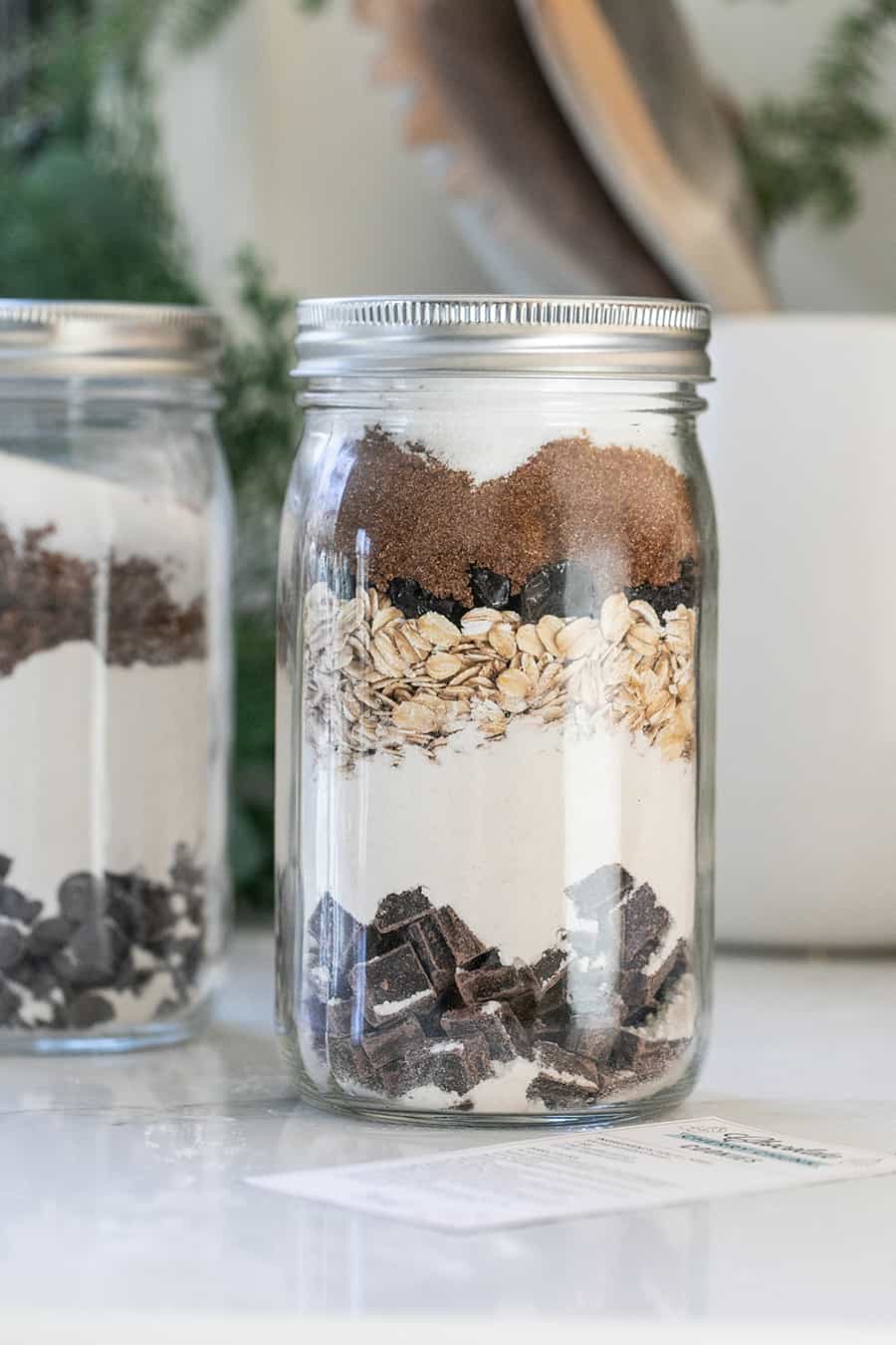 Cookie mix in a jar 