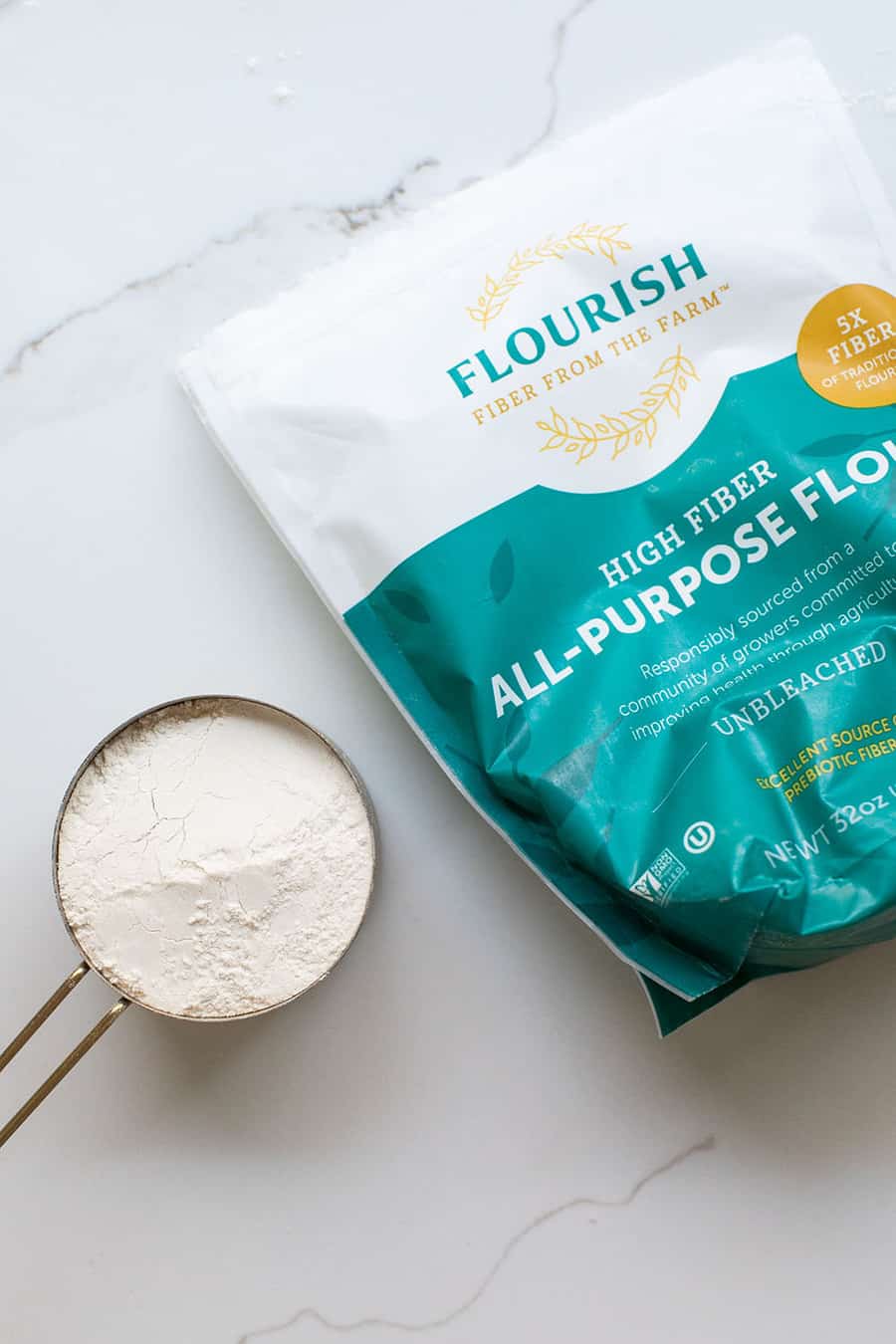 Flourish Flour an all-purpose high fiber flour for baking