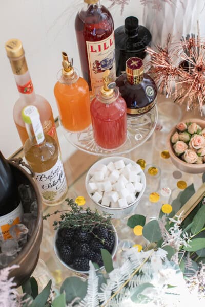 New Year's Eve Champagne Bar - Sugar and Charm