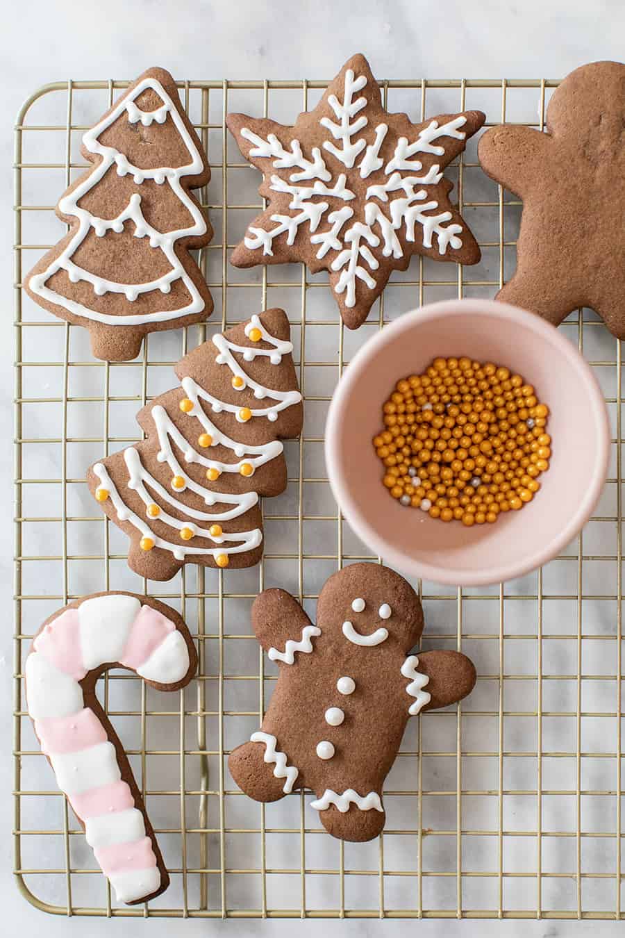 decorated Christmas cookies