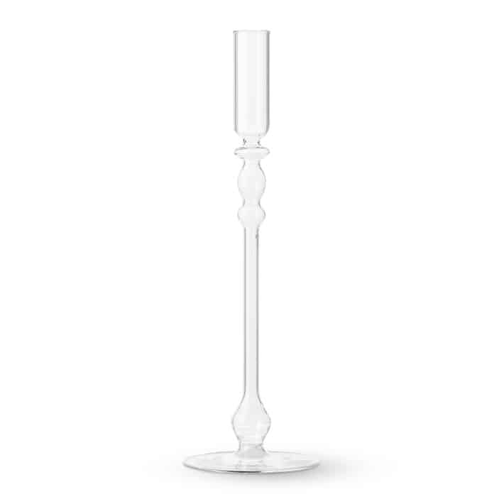 hollow glass, our luminous candle holder from williams sonoma