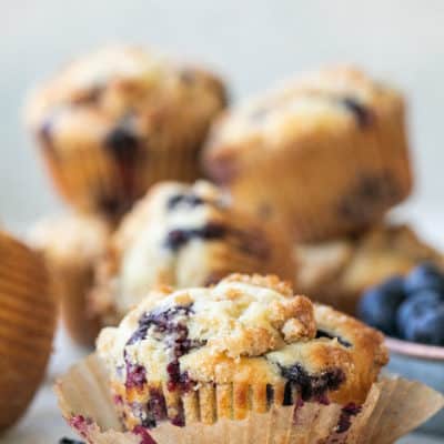 The Best Homemade Blueberry Muffins - Sugar and Charm