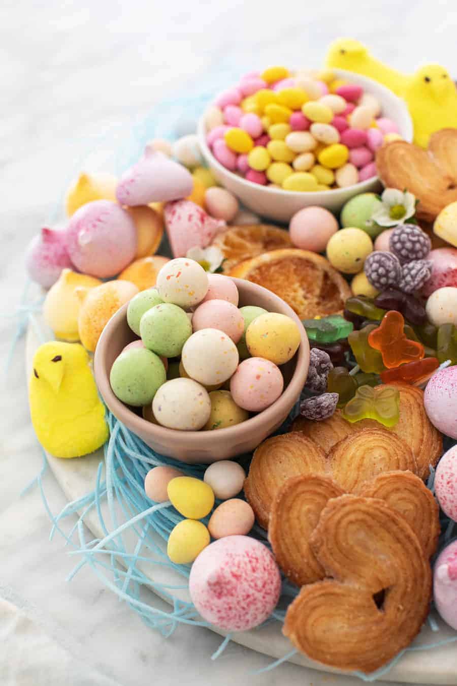 Easter dessert candy platter 