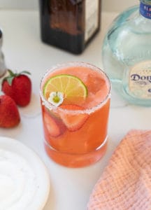 strawberry margaritas for 4th of July