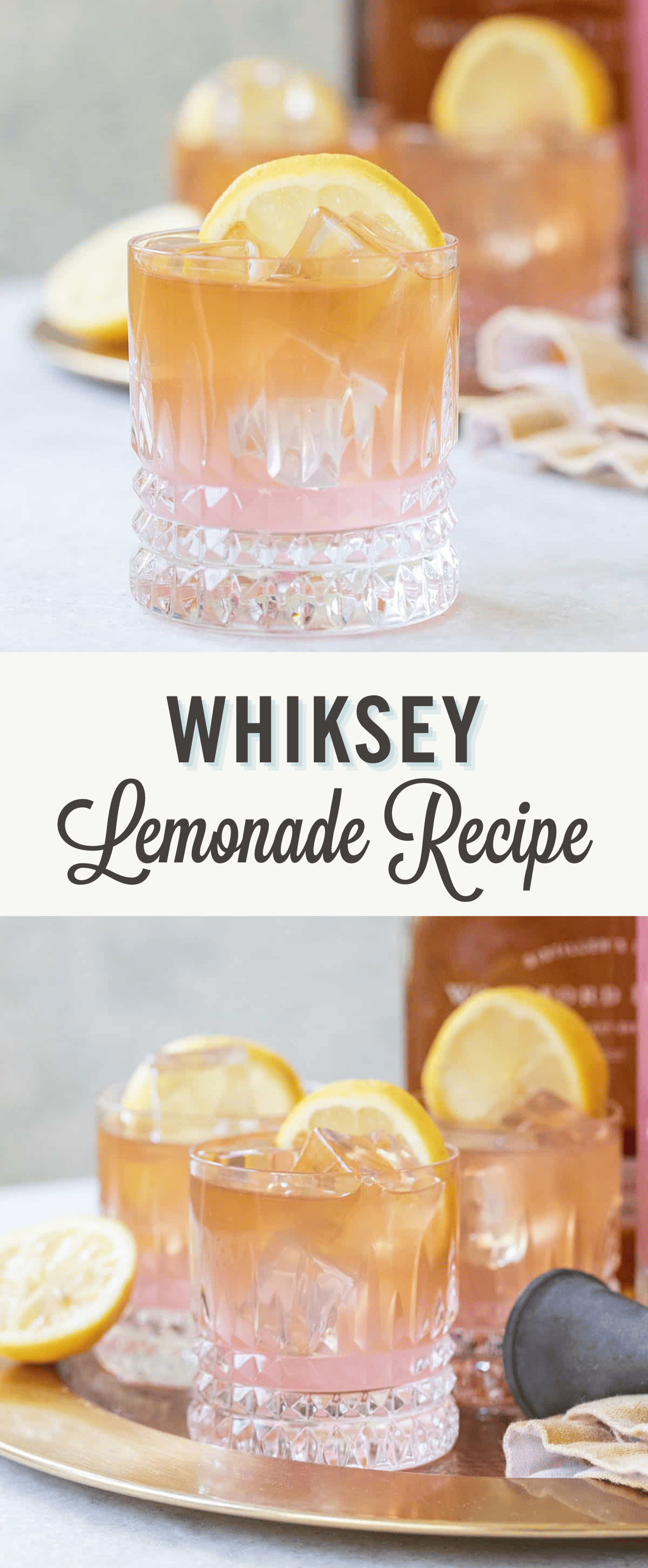 Whiskey lemonade recipe.