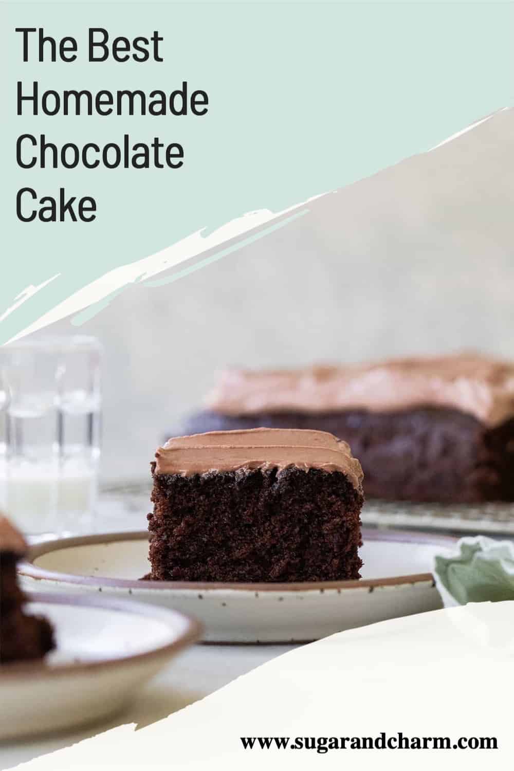 the best chocolate cake recipe graphic 