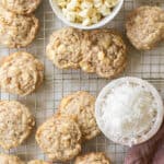 how to make kitchen sink cookies with coconut shreds and white chocolate chips